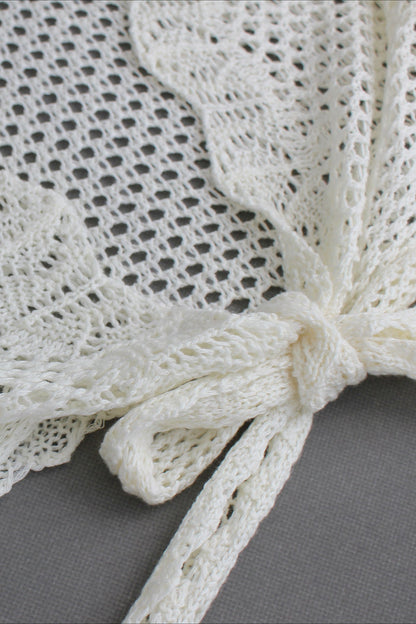 Two Piece Crochet Skirt Cover Up