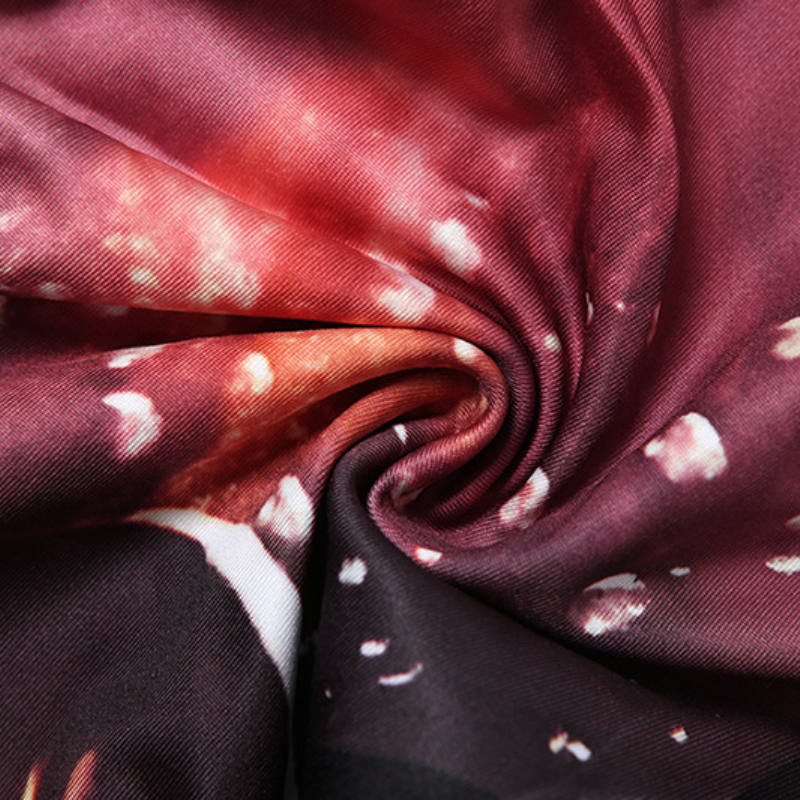 V neck ruched polka dot flower print cami maxi dress