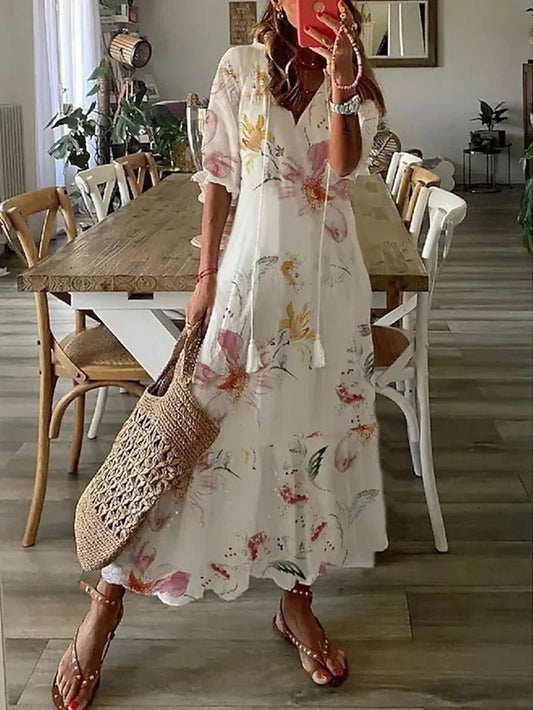 Elowen | Boho Maxi Dress