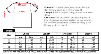 Cat Print Short Sleeve T-shirt