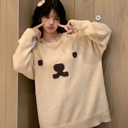 Teddy Bear Knit Pullover