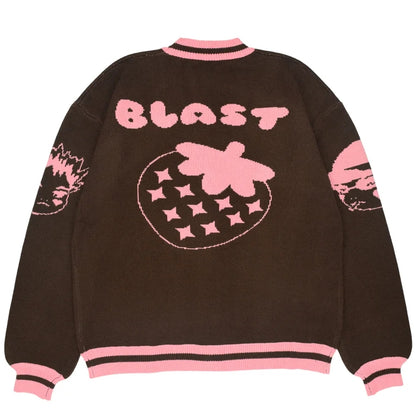 Japanese Anime V Neck Pocket Sweater