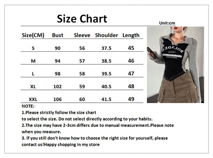 Y2K Collar Long Sleeve Shirt