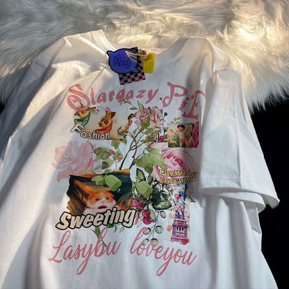 Aphrodite Flower Short Sleeve T-shirt