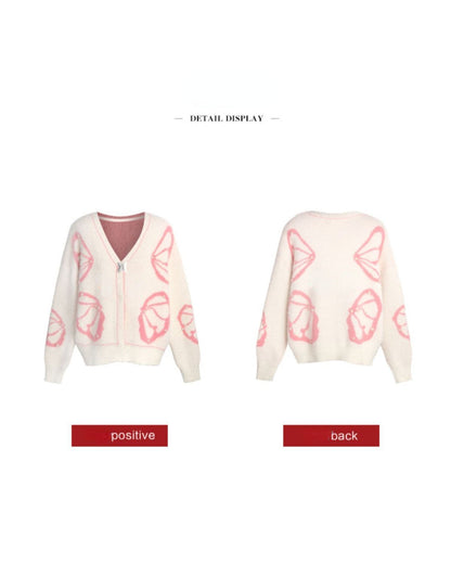 Fluffy Butterfly Sweater