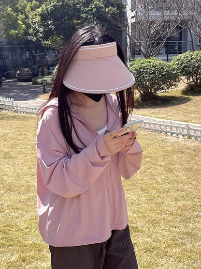 Pink Windbreaker Jacket