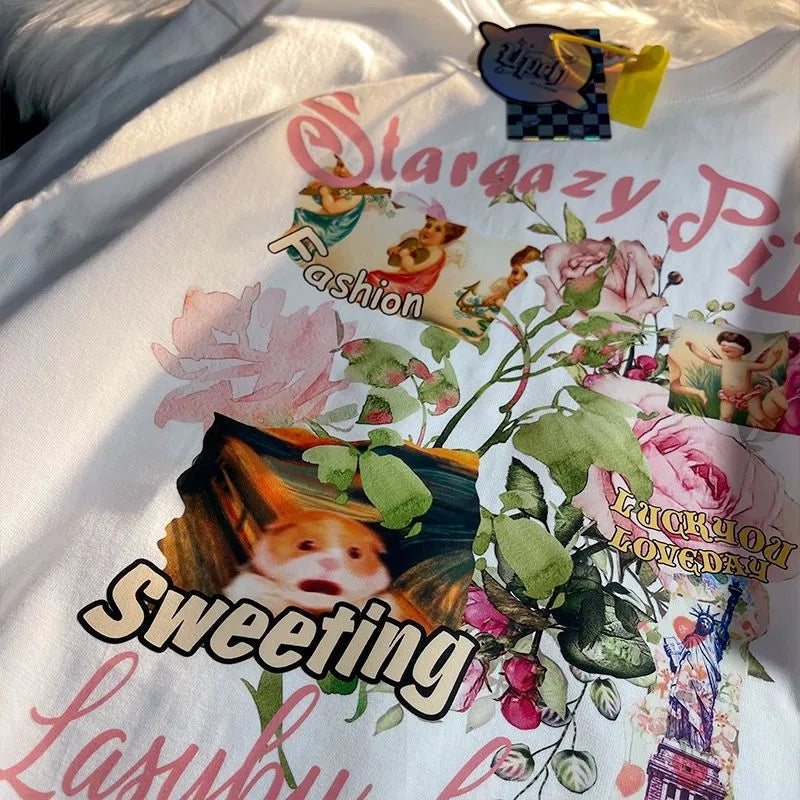 Aphrodite Flower Short Sleeve T-shirt