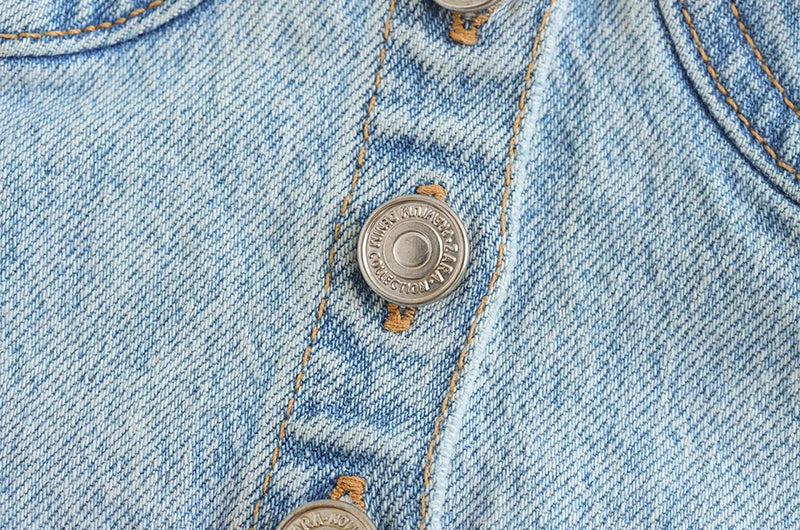 Blue Denim Tube Top