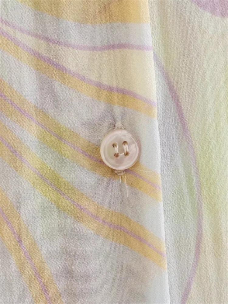 Flow Printed Blouse Set