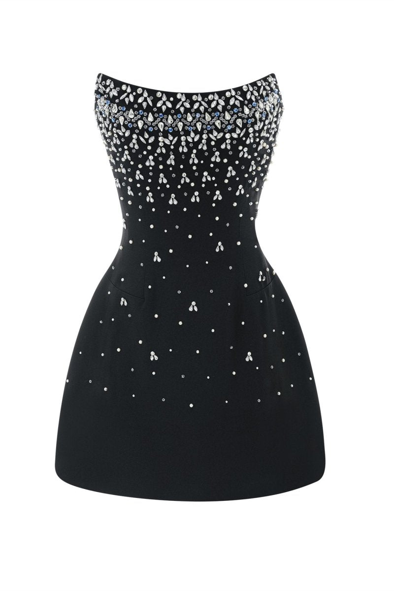 Frances Crystal-embellished Sleeveless Mini Dress