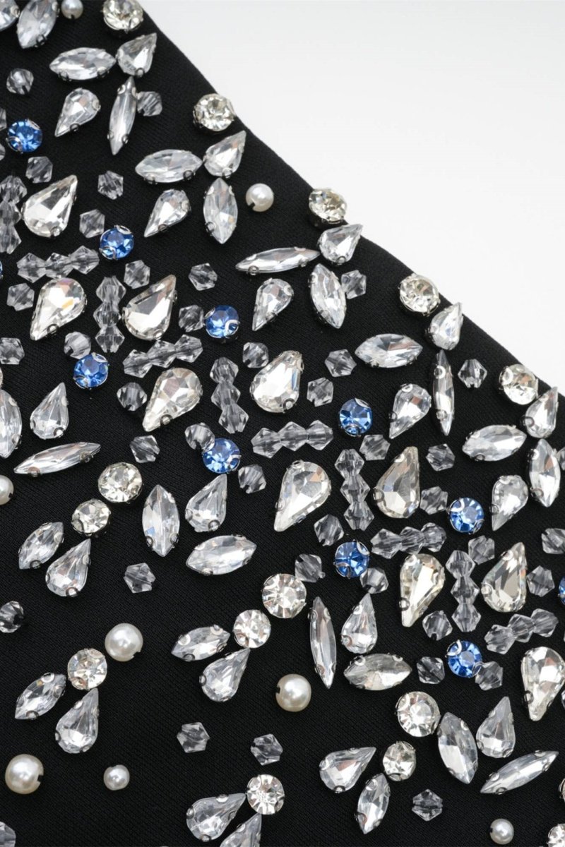 Frances Crystal-embellished Sleeveless Mini Dress