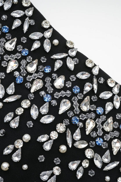 Frances Crystal-embellished Sleeveless Mini Dress