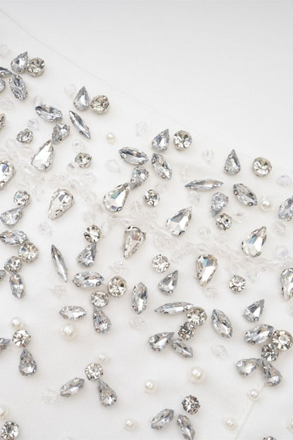 Frances Crystal-embellished Sleeveless Mini Dress