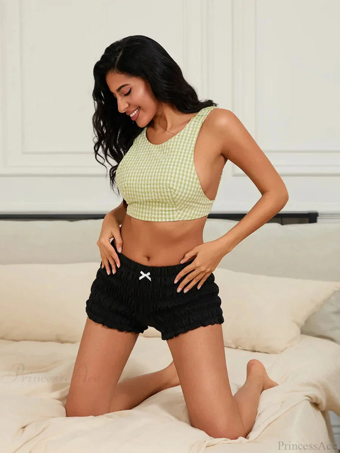 Frilly Gathered Bloomer Short