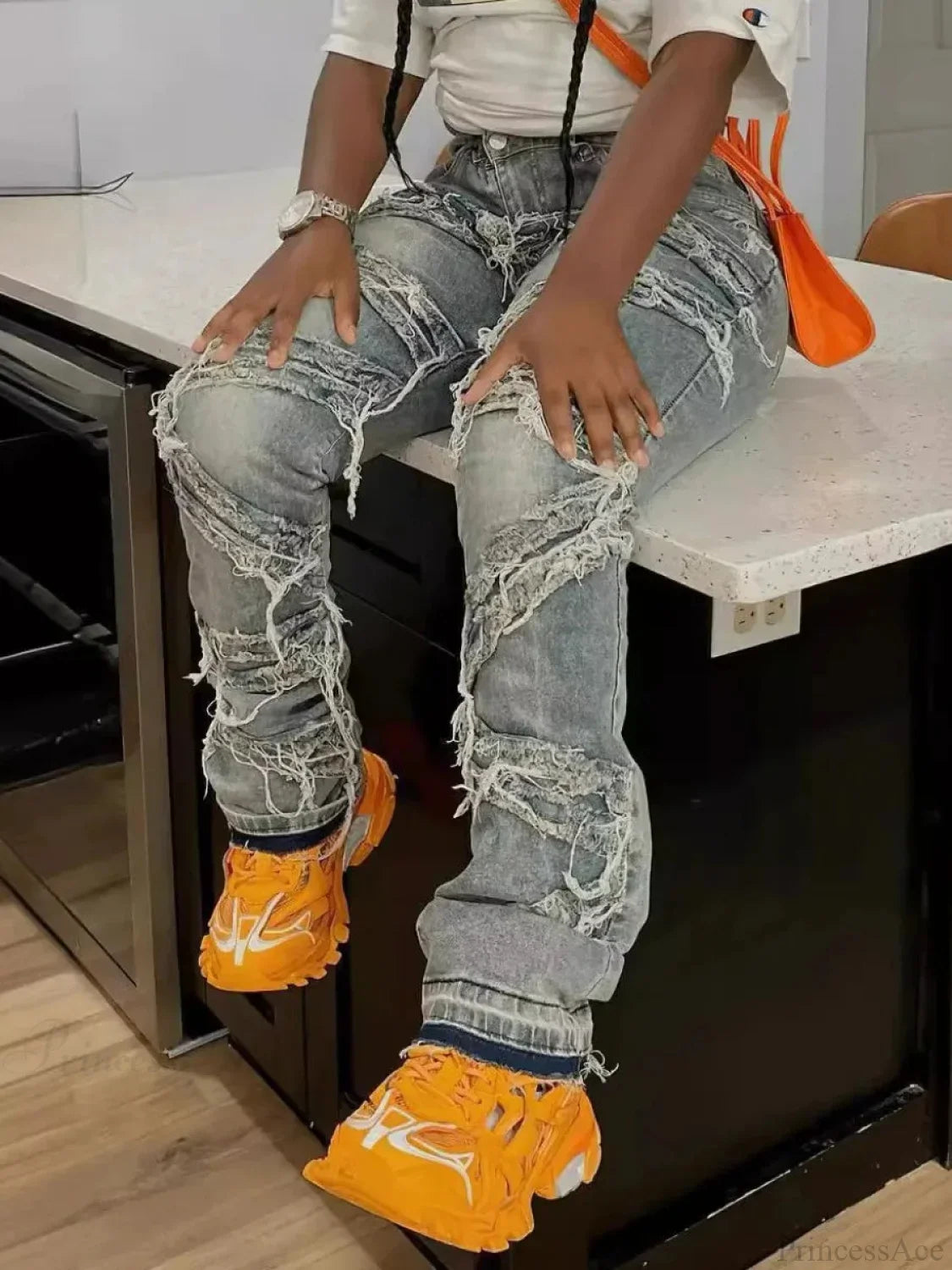 Fringe Medieval High Waist Trouser