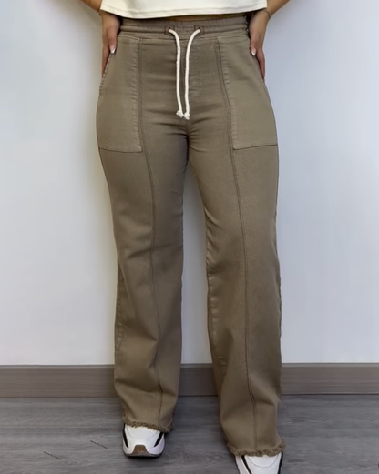 Wide Leg Jogging Pants (Pre-Sale)