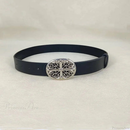 Genderless Gothic Cross Rivet Belt