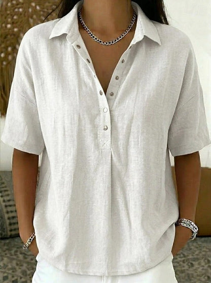 Mira | Collared Button Blouse