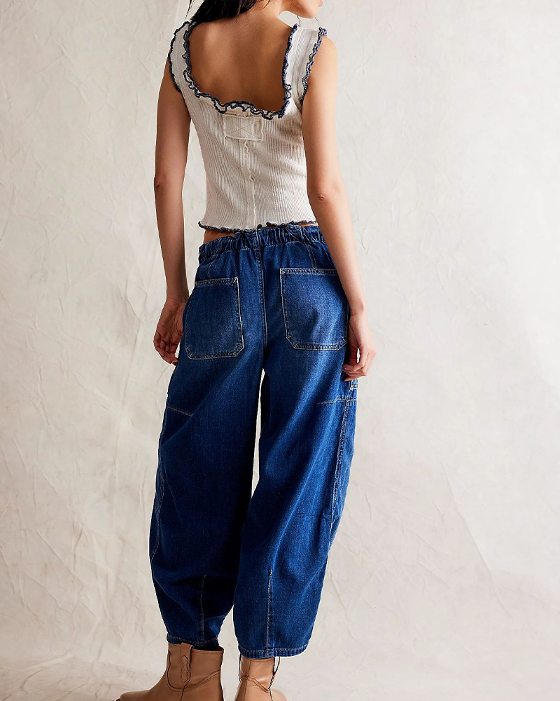 Loose Low Rise Jeans