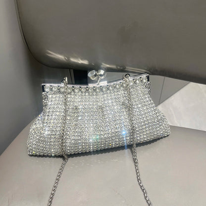 Handmade Rhinestones Evening Clutch Purse Designer Bag