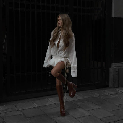 Brynlee | Pleated Mini Dress