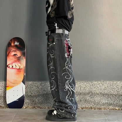 Harajuku Mysterious Baggy Denim Pant