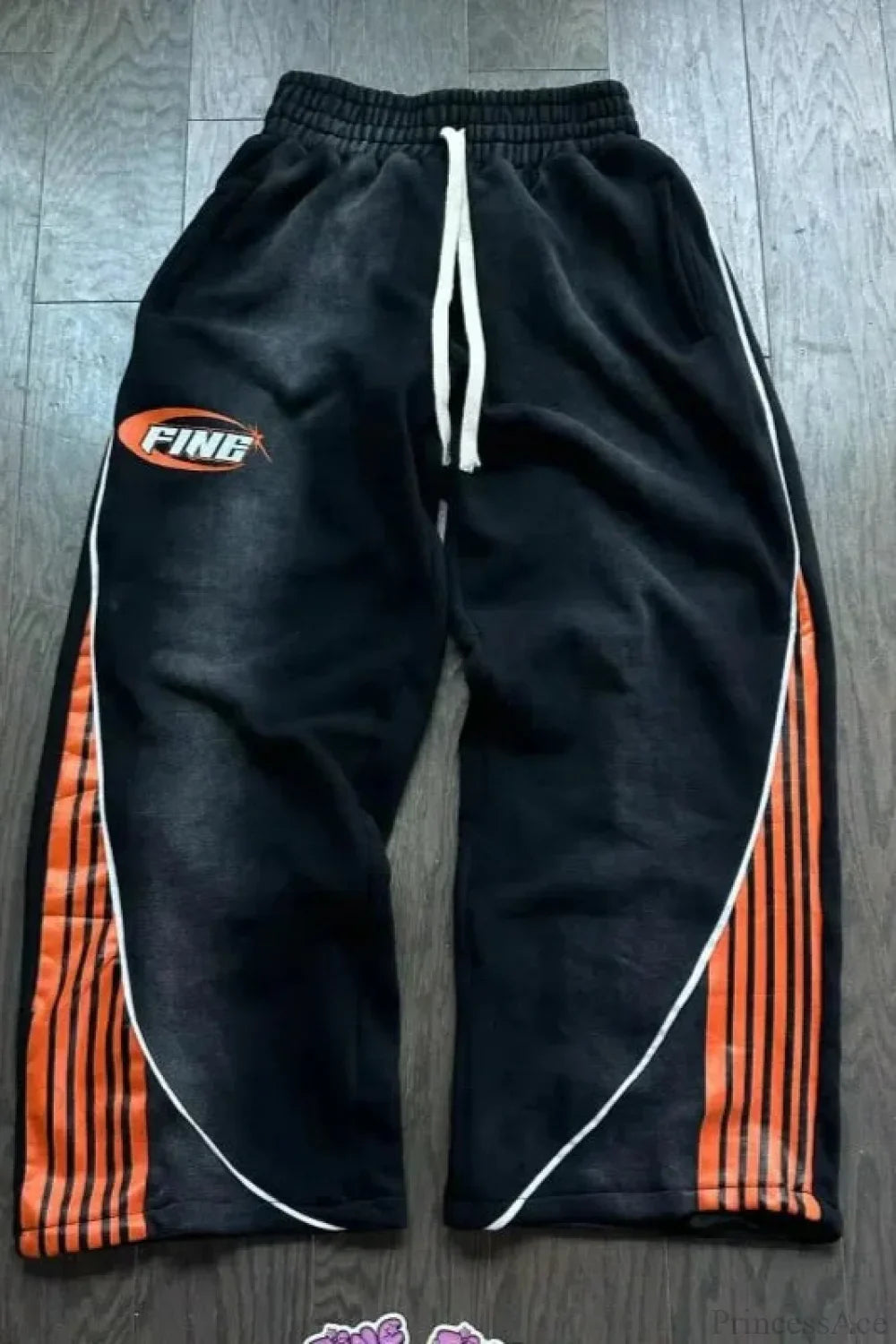 Harajuku Mysterious Letter Patch Pant