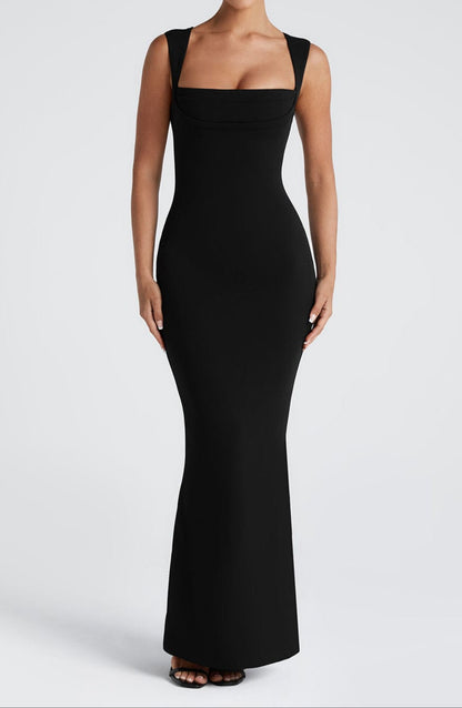 Clarina Maxi Dress - Black