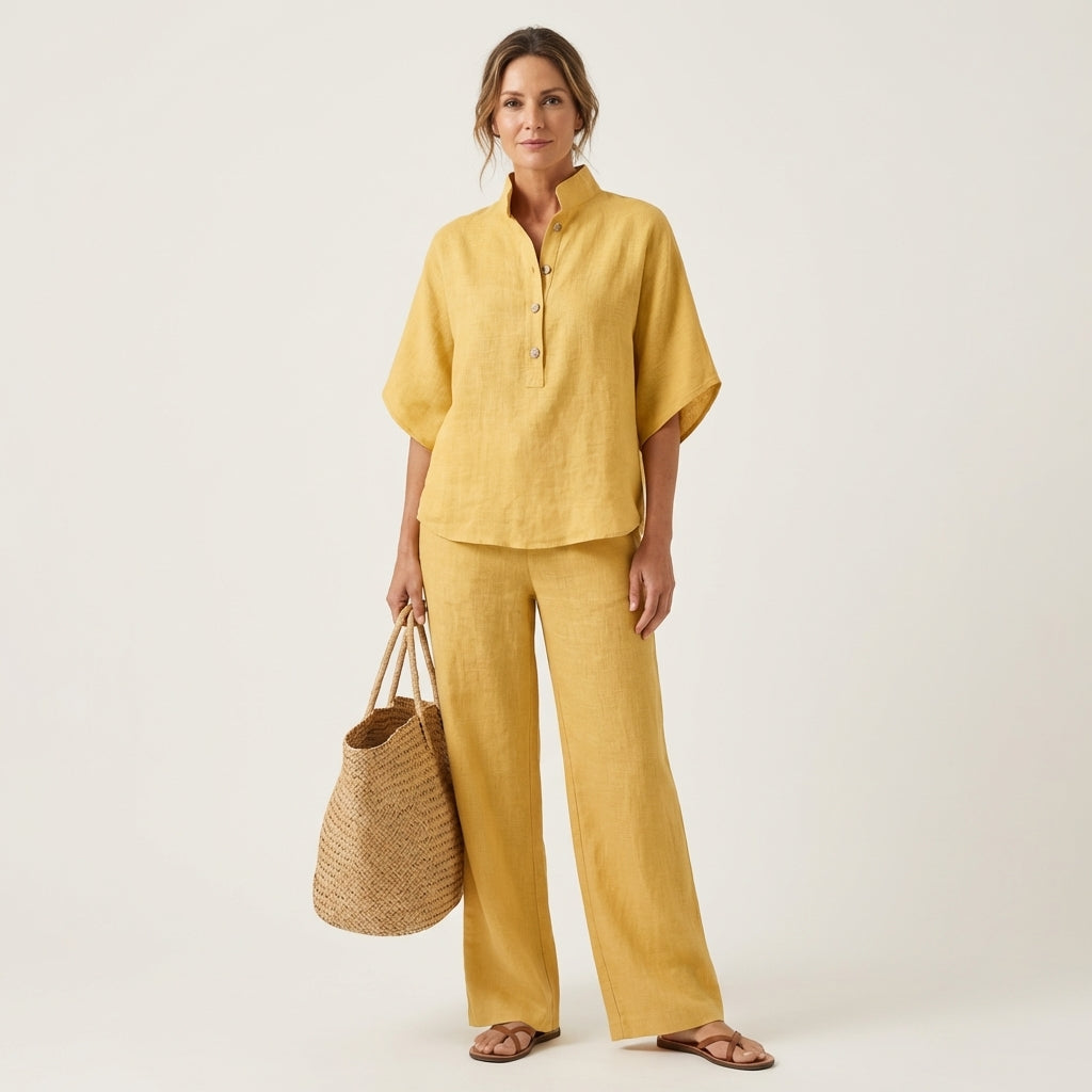 Sophie | Linen Two-Piece Set