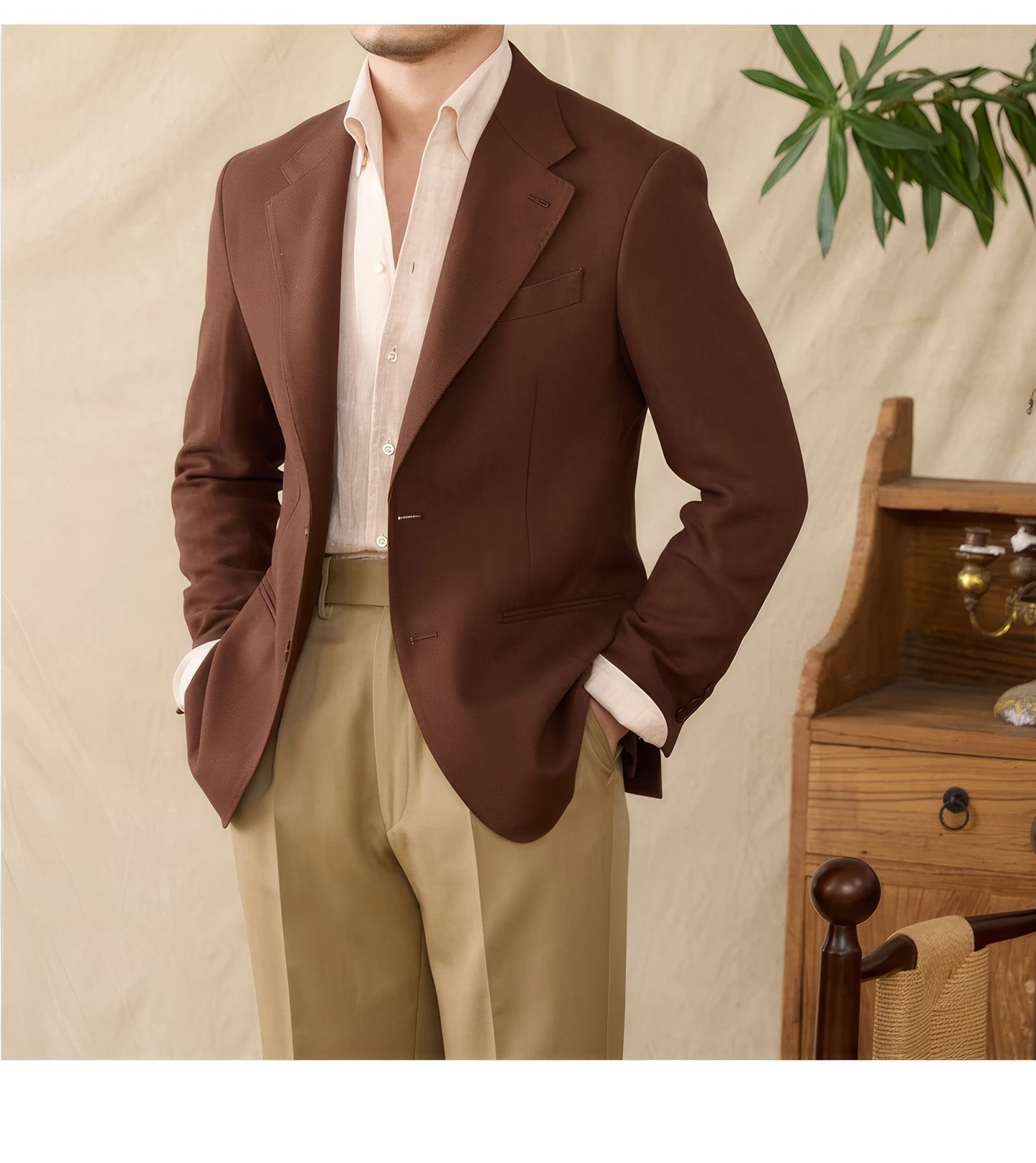 Matteo Linen Tencel Blend Suit Jacket
