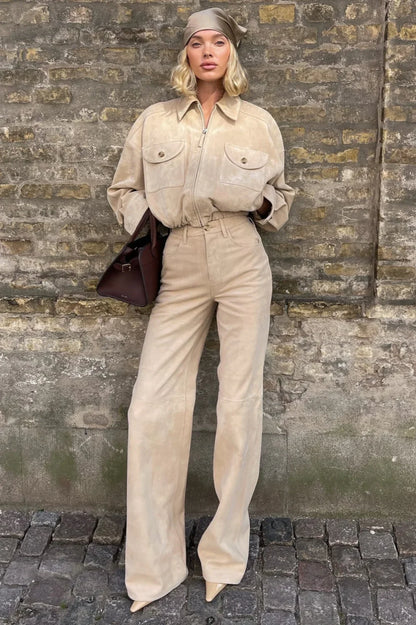 High Waist Utility Two Piece Pants Set