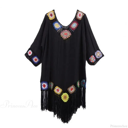 Hollow Out Crochet Bikini Cover Up
