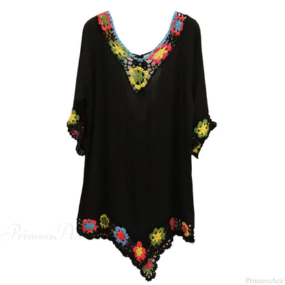 Hollow Out Crochet Bikini Cover Up
