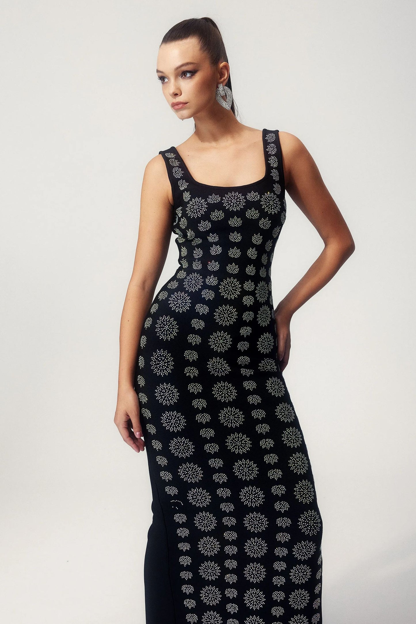 Moira Diamante Tank Maxi Bandage Dress