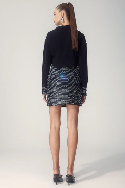 Zora Diamante Blouse Dress