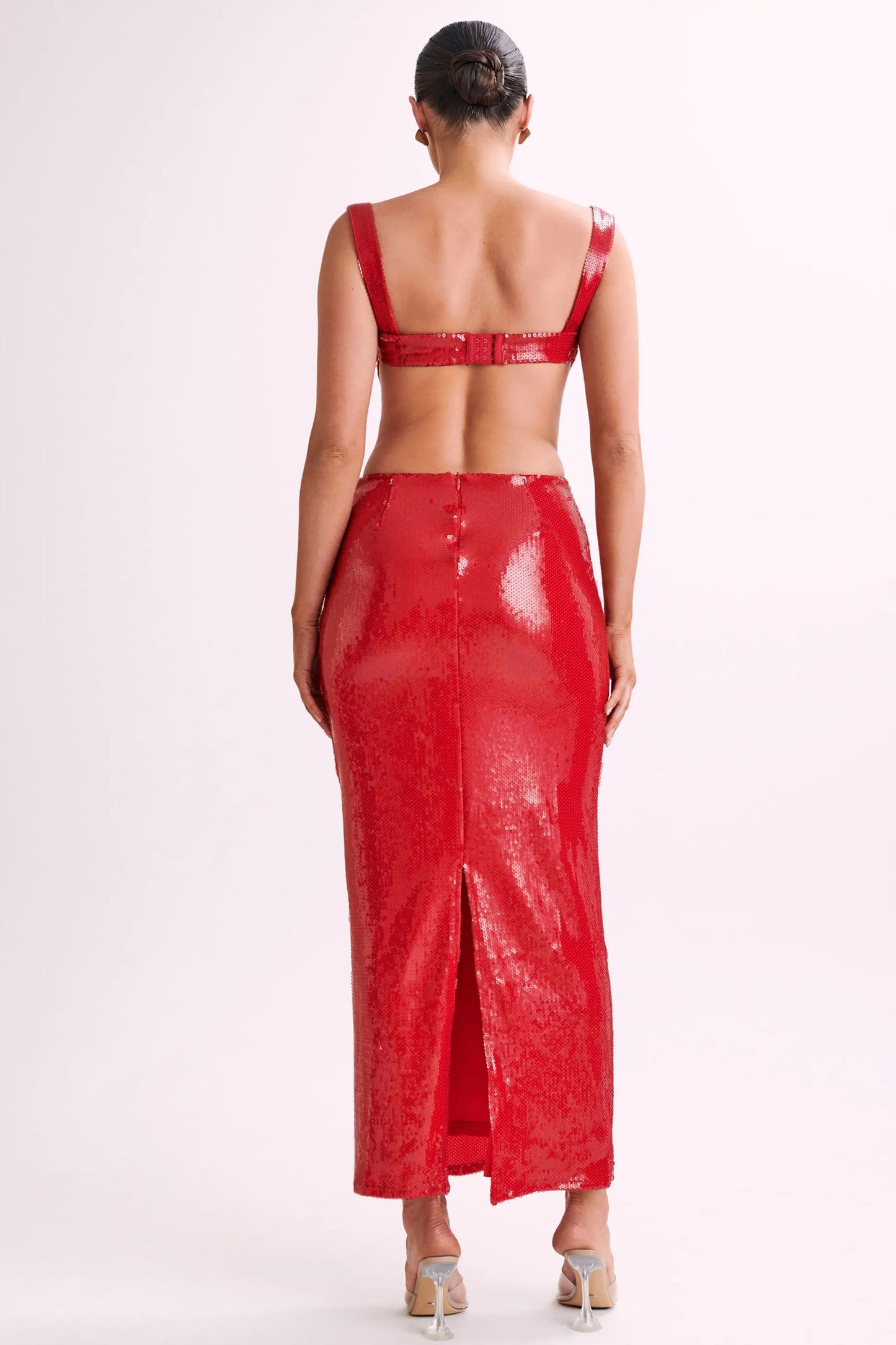 Victoria Open Back Sequin Maxi Dress