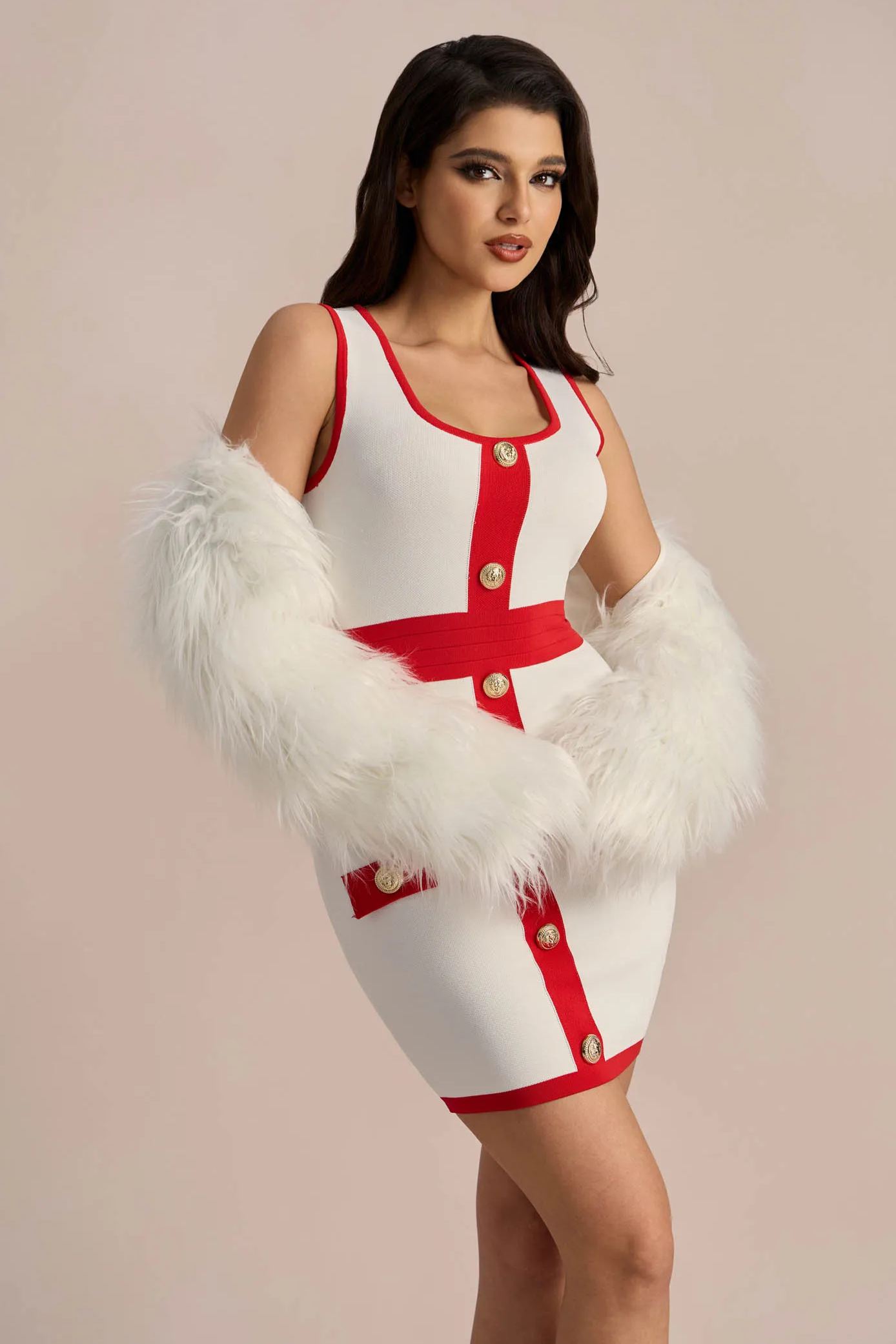 Zora Faux Fur Bolero Jacket