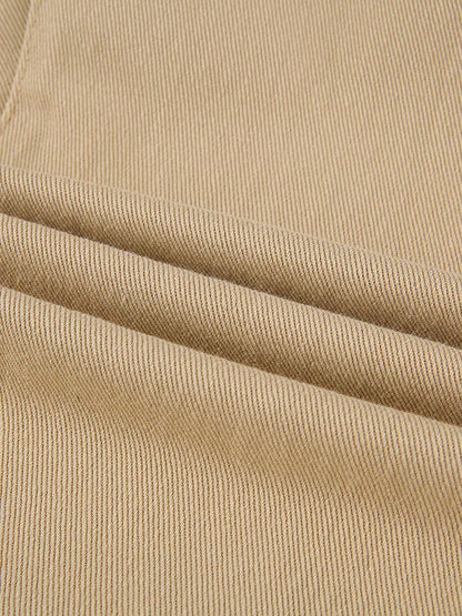 Beige High Waisted Flare Jeans