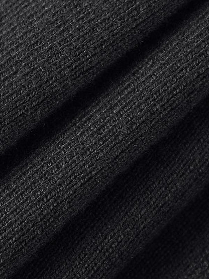Y2K Split Knit Mini Skirt