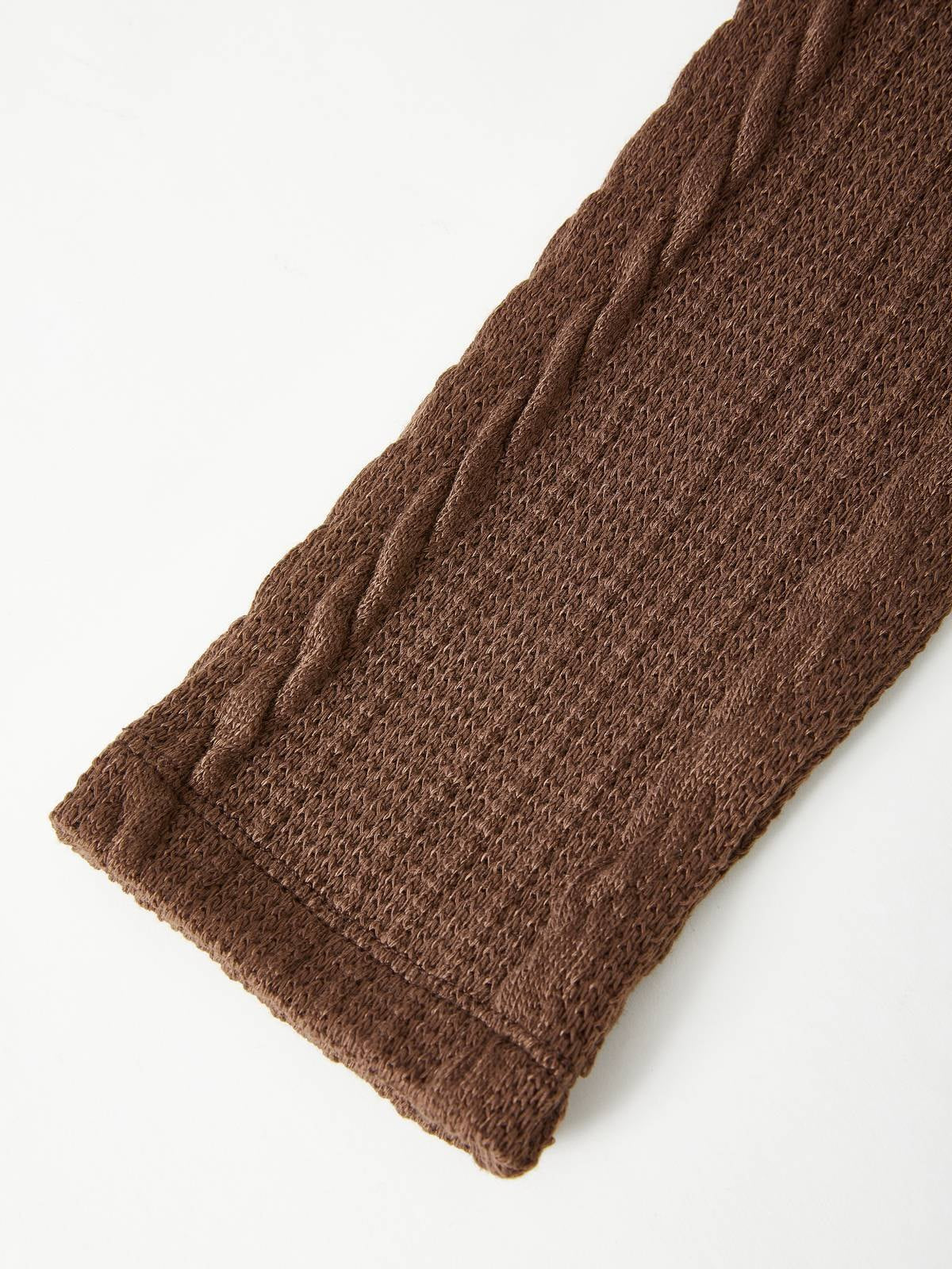 Vintage V Neck Cable Knit Top
