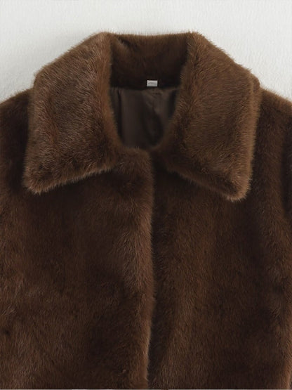 Tayleigh Retro Faux Fur Jacket