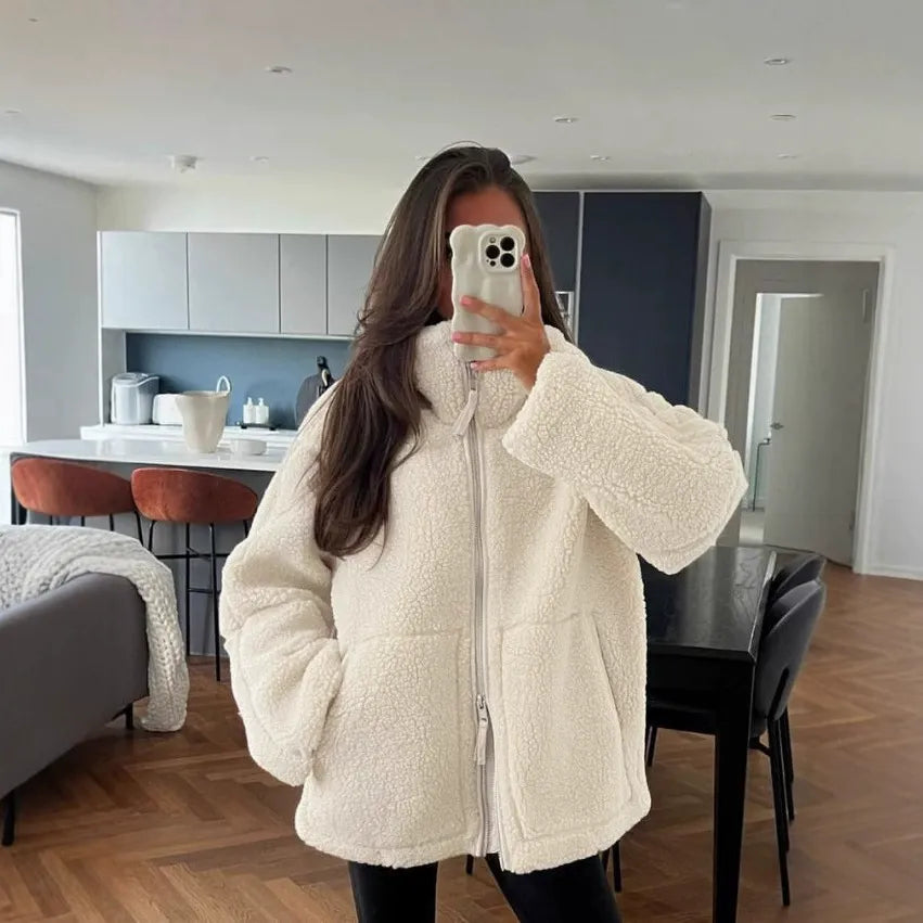 Rowan Faux Shearling Puffer Jacket