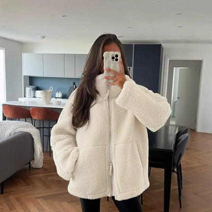 Rowan Faux Shearling Puffer Jacket