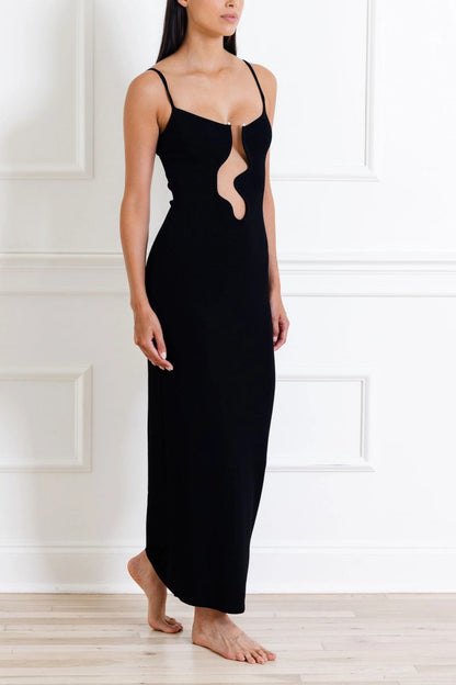 Elegant Cut-Out  Maxi dress