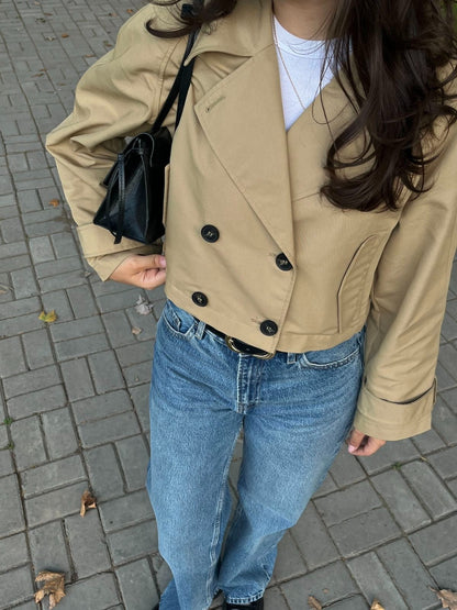 Wilma Double-Breasted Trench Jacket