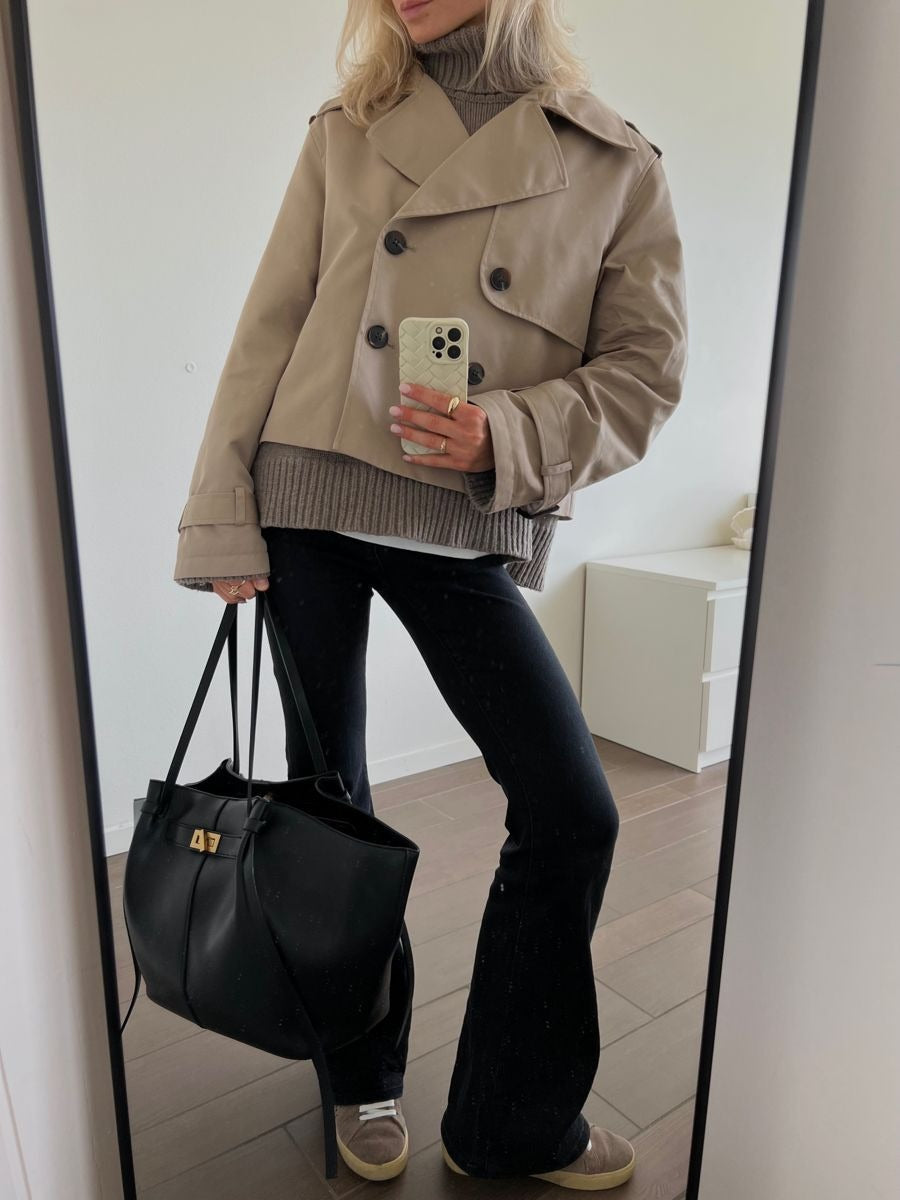 Wilma Double-Breasted Trench Jacket