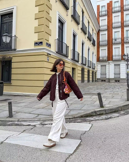 Declan Quilted Drawstring Jacket