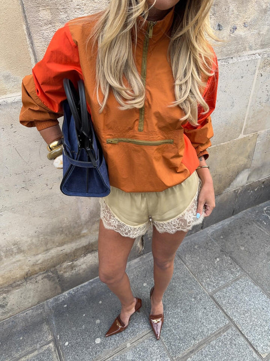 Helen Vintage Color Pop Windbreaker