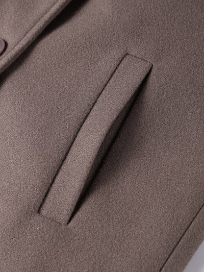 Violette Double-Breasted Long Coat
