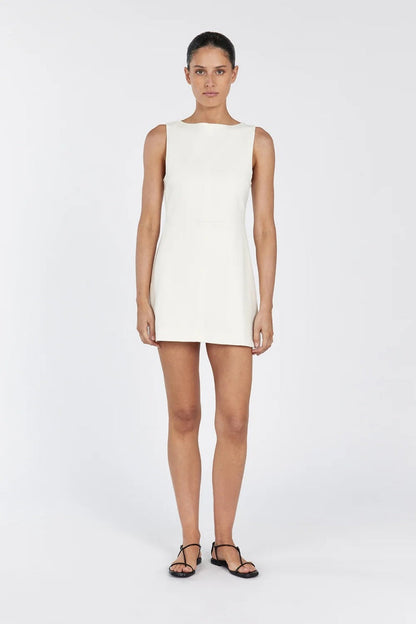 White Sofia Mini Dress